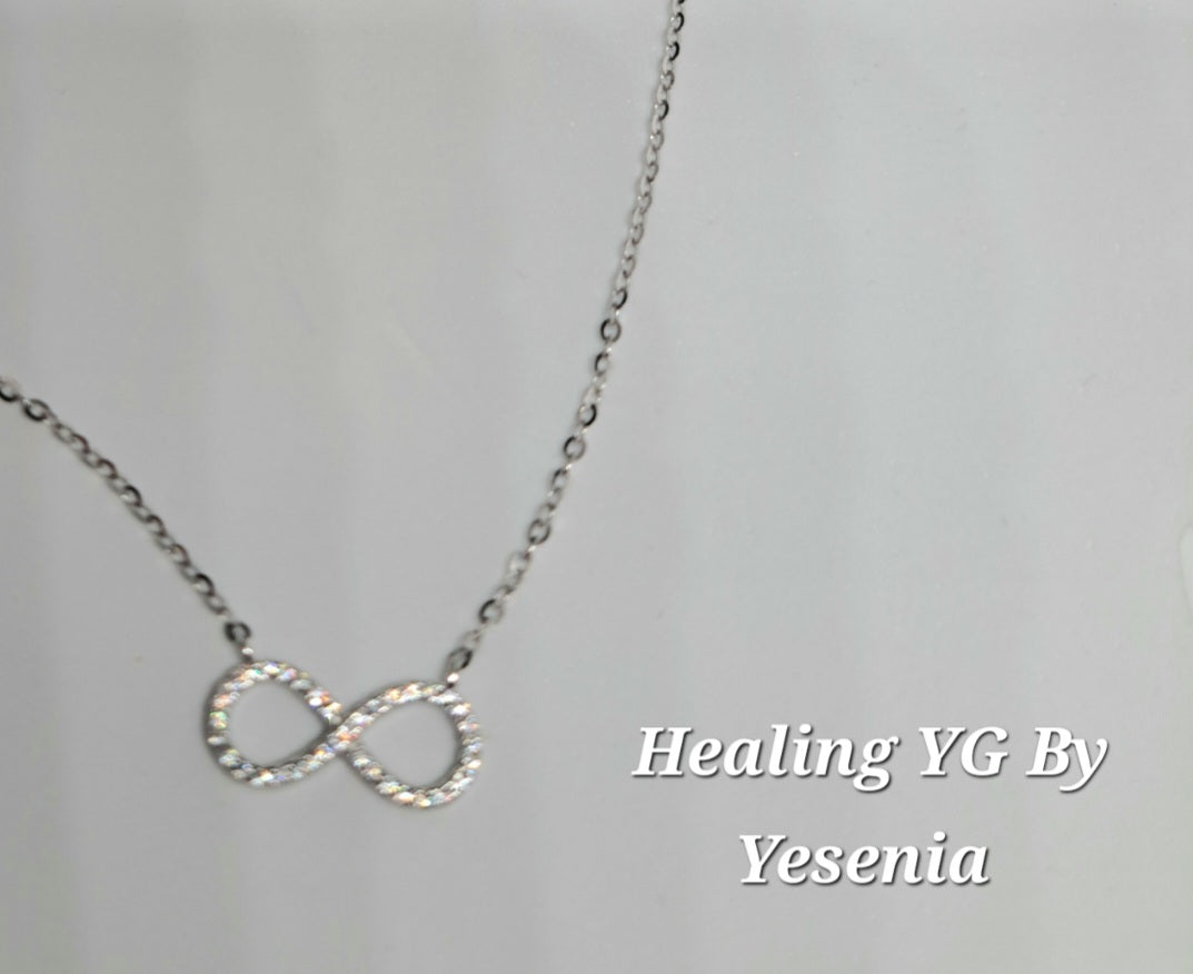 925 Silver infinity symbol necklace