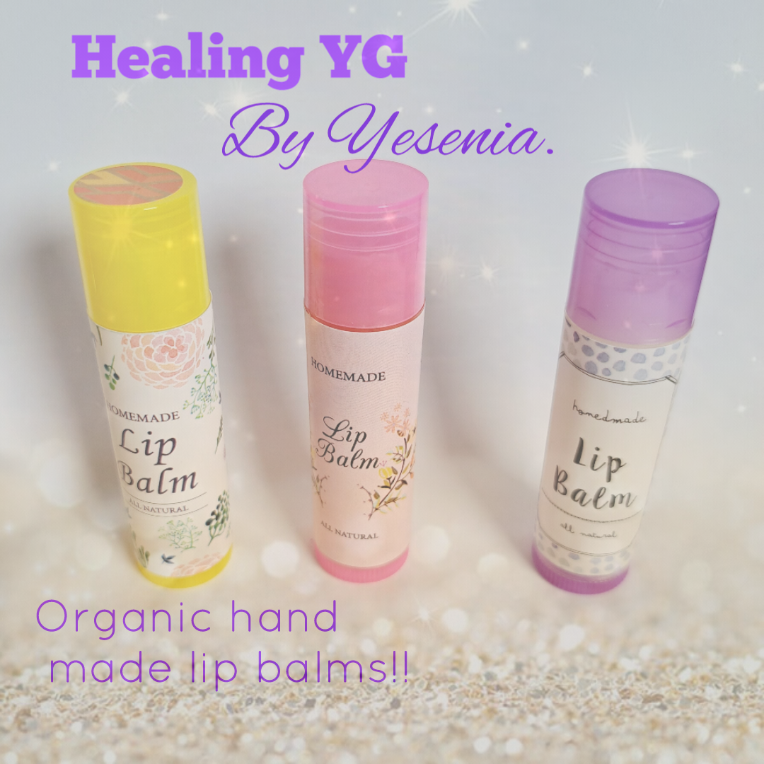 Organic lip balms personalized