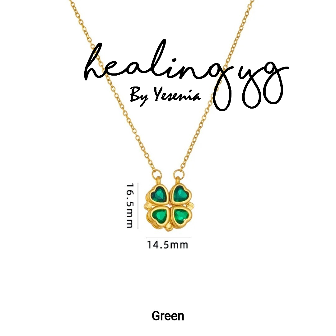 Four leaf clover necklace