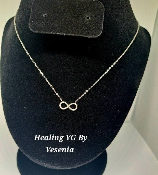 925 Silver infinity symbol necklace