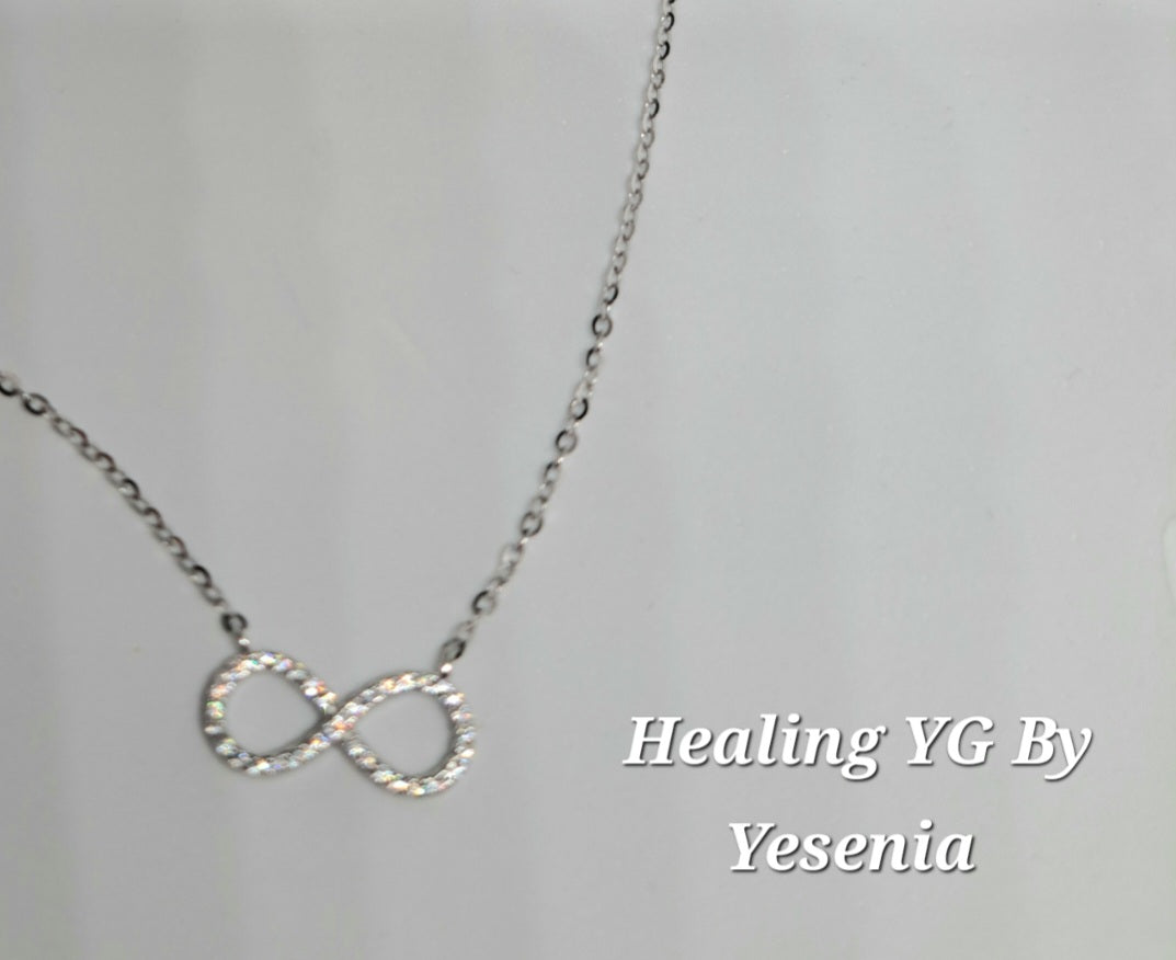 925 Silver infinity symbol necklace